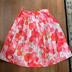 vintage pleated circle skirt
